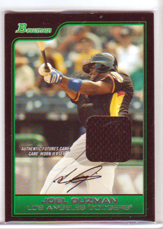 Joel Guzman, 2006 Bowman RELIC Baseball Card #FG2, Chicago White Sox (L2