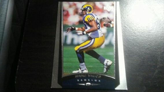 1998 UPPER DECK. ISAAC BRUCE RAMS FOOTBALL CARD# 205