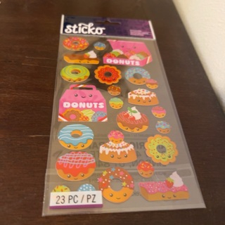 Sticko donuts stickers