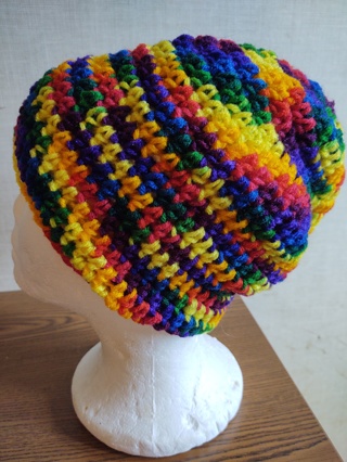 Hand Crocheted Slouch Hat 