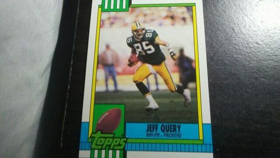1990 TOPPS JEFF QUERY GREEN BAY PACKERS FOOTBALL CARD# 144
