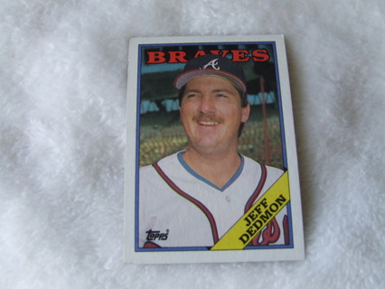 1988 Jeff Dedmon Atlanta Braves Topps Card #469