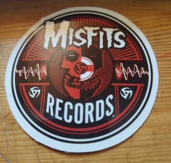 Misfits band Waves skeleton laptop computer sticker