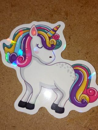 Unicorn Beautiful new nice vinyl lab top sticker no refunds regular mail high quality!