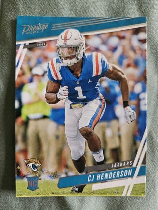 2020 Panini Prestige Rookie CJ Henderson