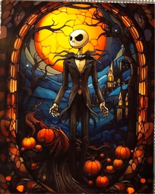  Jack Skellington - 3 x 4” MAGNET - GIN ONLY