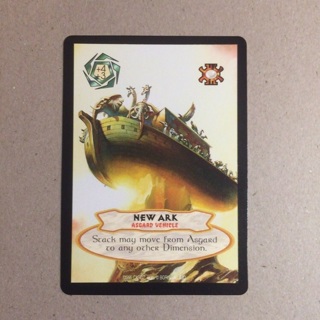 1995 Hyborian Gates Collectible Game Trading Card | NEW ARK (Asgard Vehicle)