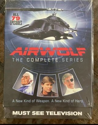 Airwolf: The Complete Series DVD 79 Episodes DVD Box set (Brand New)