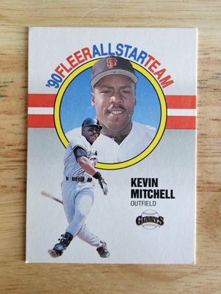 90 Fleer All Star Team Kevin Mitchell #6