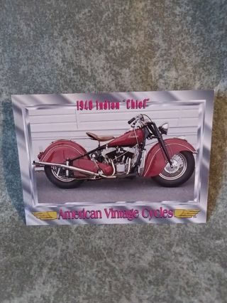 American Vintage Cycles Trading Card # 68