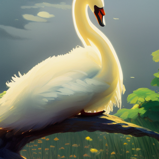 Listia Digital Collectible: Glowing Swan