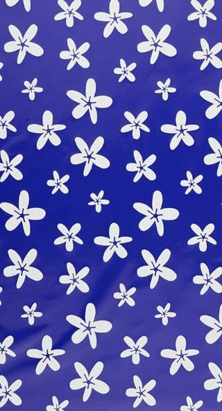 ⭐(1) BLUE W/WHITE FLOWERS Poly Mailer 10x13"