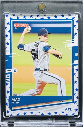 Max Fried - 2020 Donruss Independence Day #143 - Atlanta Braves [AA083]