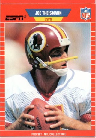 1989 Proset Joe Theismann Announcer #9