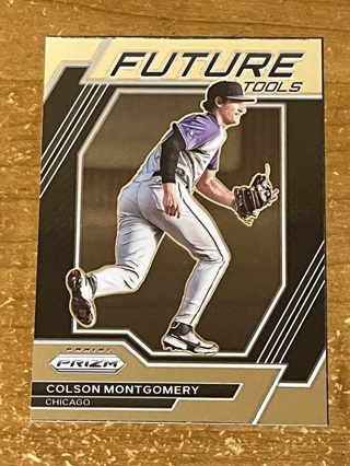 2023 Panini Prizm Baseball - Future Tools Insert Card - COLSON MONTGOMERY #FT20