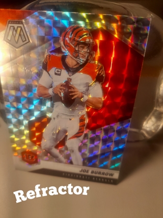 2021 Joe Burrow Chrome Prizm Mosaic / Bengals