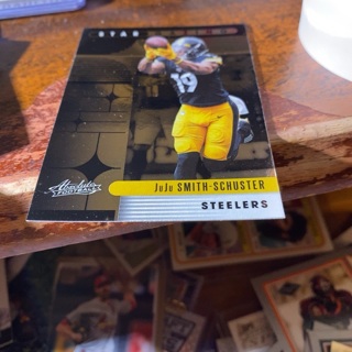 2020 panini absolute star gazing juju smith schuster football card 