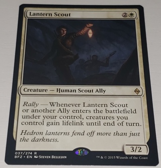 MTG ✨ Lantern Scout - (R) 037/274 Battle for Zendikar (BFZ) ✨ Magic the Gathering (2015)