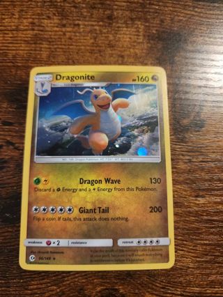 Pokemon Dragonite holo rare 096/149