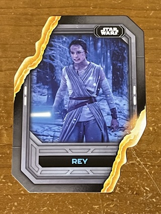 2023 Topps Star Wars - Lightsaber Stylings Die-Cut Insert - REY #LS-5