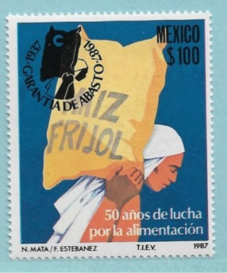 1987 Mexico Sc1486 National Food Program 50th Anniv. MNH
