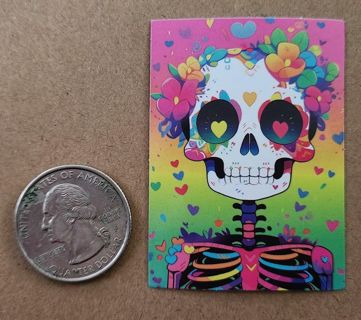 Colorful Skeleton Sticker #2