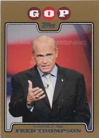 2008 Topps Campaign 2008 Gold #FT Fred Thompson