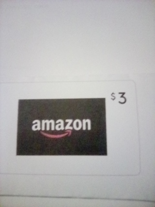 Amazon $3.00 e-gift card 