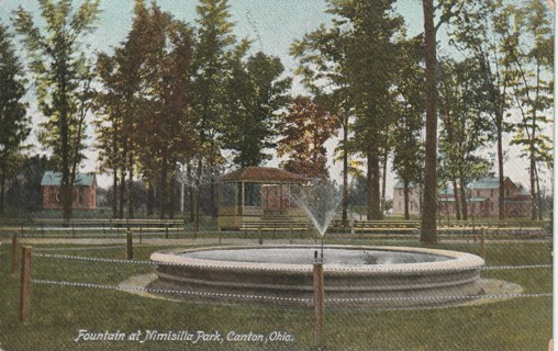 Vintage Used Postcard: gin z: 1908 Canton, Ohio