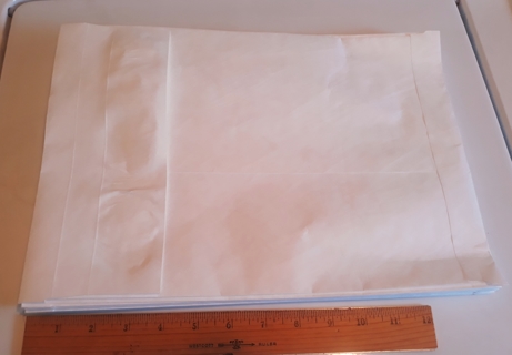 5 Large White Mailing Envelopes