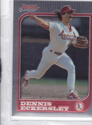 Dennis Eckersley 1997 Bowman Chrome St. Louis Cardinals