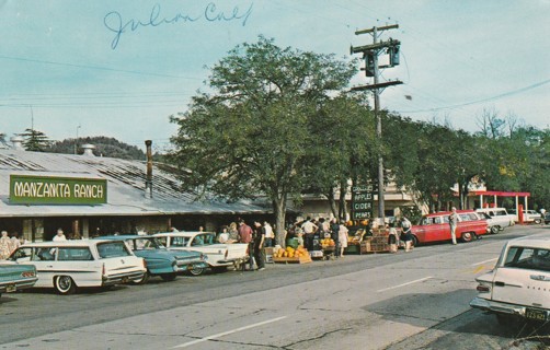 Vintage Used Postcard: a: 1966 Manzanita Ranch Market, CA