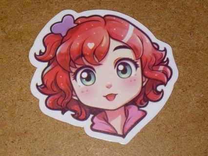 Cartoon one cute nice vinyl sticker no refunds I send all regular mail nice quality