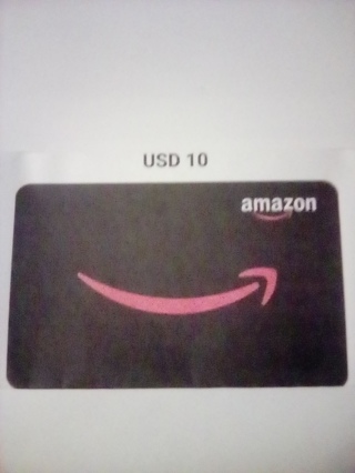 Amazon e-gift card for $10.00