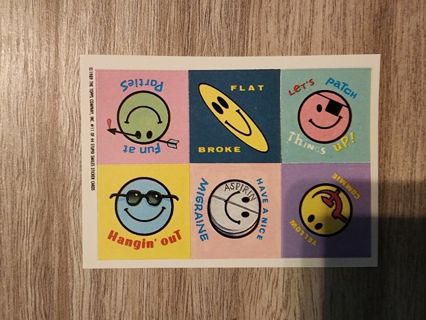 Stupid Smiles sticker card