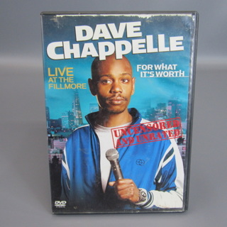 Dave Chappelle For What It's Worth DVD Live at the Fillmore