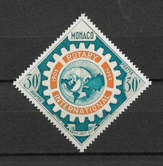 1955 Monaco Sc353 50th Anniversary of the Founding of Rotary Intl. MNH