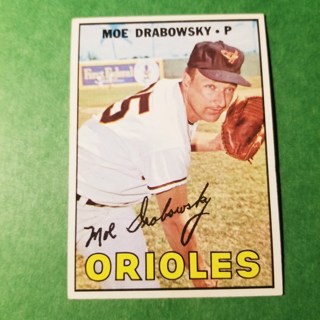 1967 - TOPPS BASEBALL CARD NO. 125 - MOE DRABOWSKY - ORIOLES