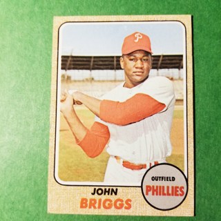 1968 - TOPPS BASEBALL CARD NO. 284 - JOHN BRIGGS - PHILLIES