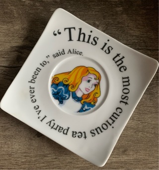 Paul Cardew Alice In Wonderland Teacup Plate Only