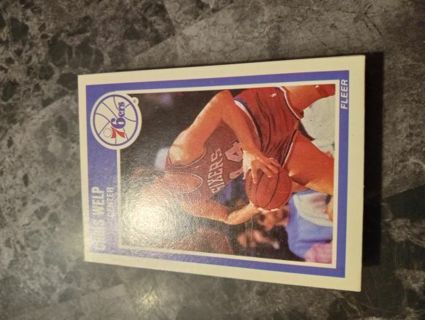 Chris Welp 1989-90 Fleer Philadelphia 76ers