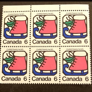 Canada MNH Christmas Stamp Block 