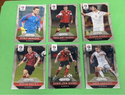 2016 Panini Prizm euro soccer lot