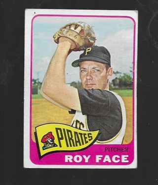 1965 TOPPS ROY FACE #347