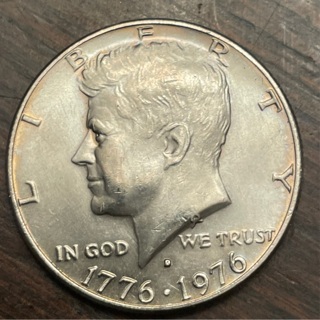 1976 Bicentennial Kennedy Half Brilliant Uncirculated 