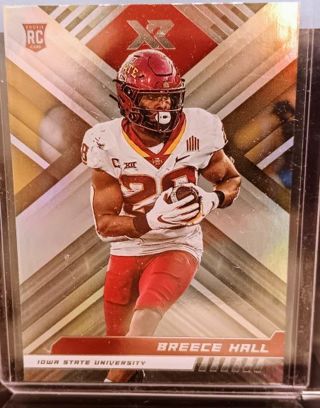 2023 CHORONICLES XR BREECE HALL ROOKIE RC # 11 NEW YORK JETS