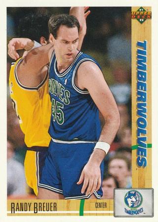 Tradingcard - NBA - 1991-92 Upper Deck #301 - Randy Breuer - Minnesota Timberwolves