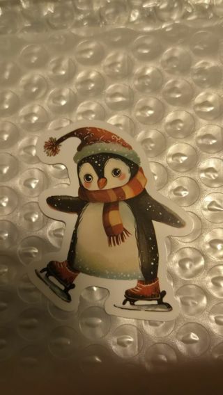 Cute Penguin Christmas Sticker