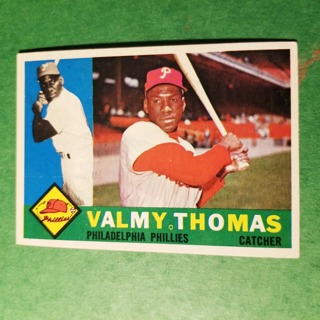 1960 - TOPPS BASEBALL CARD NO. 167 - VALMY THOMAS - PHILLIES