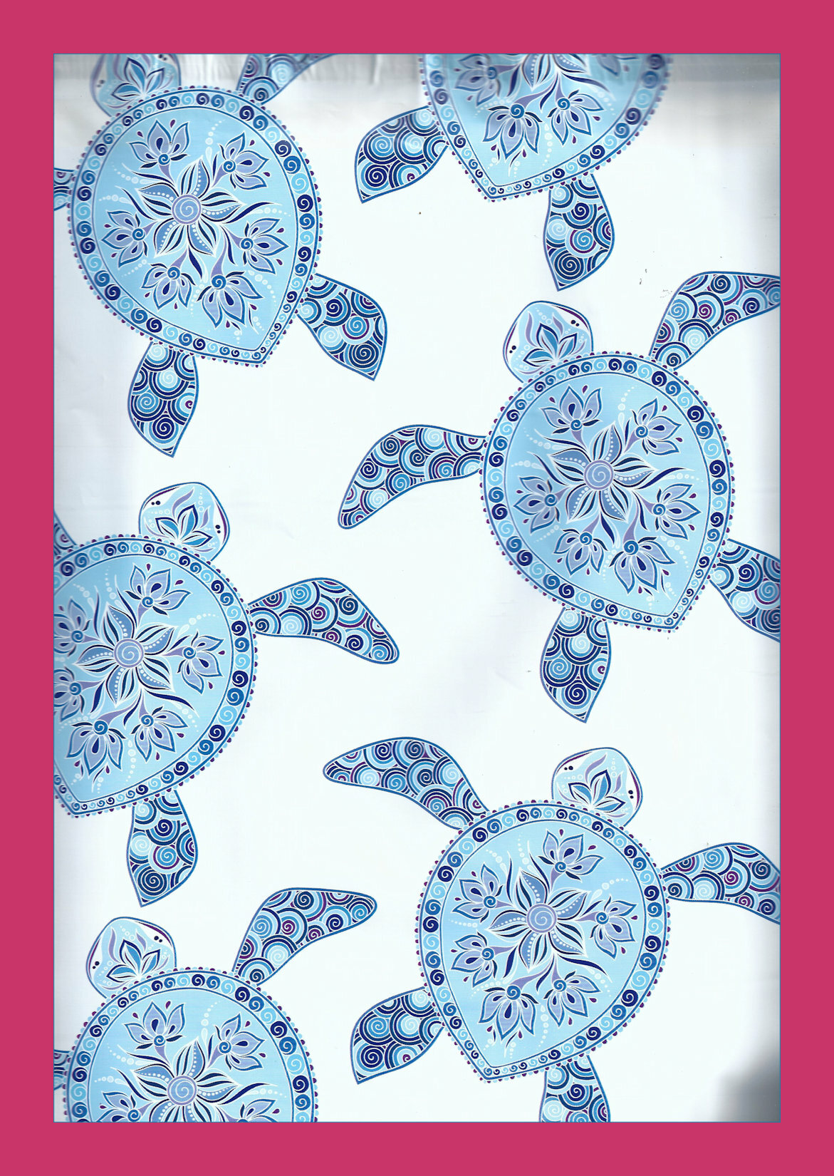 Free: Big Tortoise Turtle Poly Mailer Bags, 10 x 13, USPS Mailings, Blue & White, Pk 10, Self Adhesive